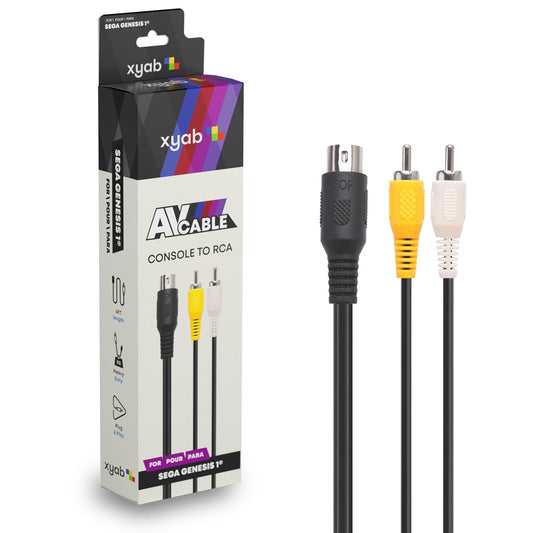 Sega Genesis AV Cable (1st Gen)
