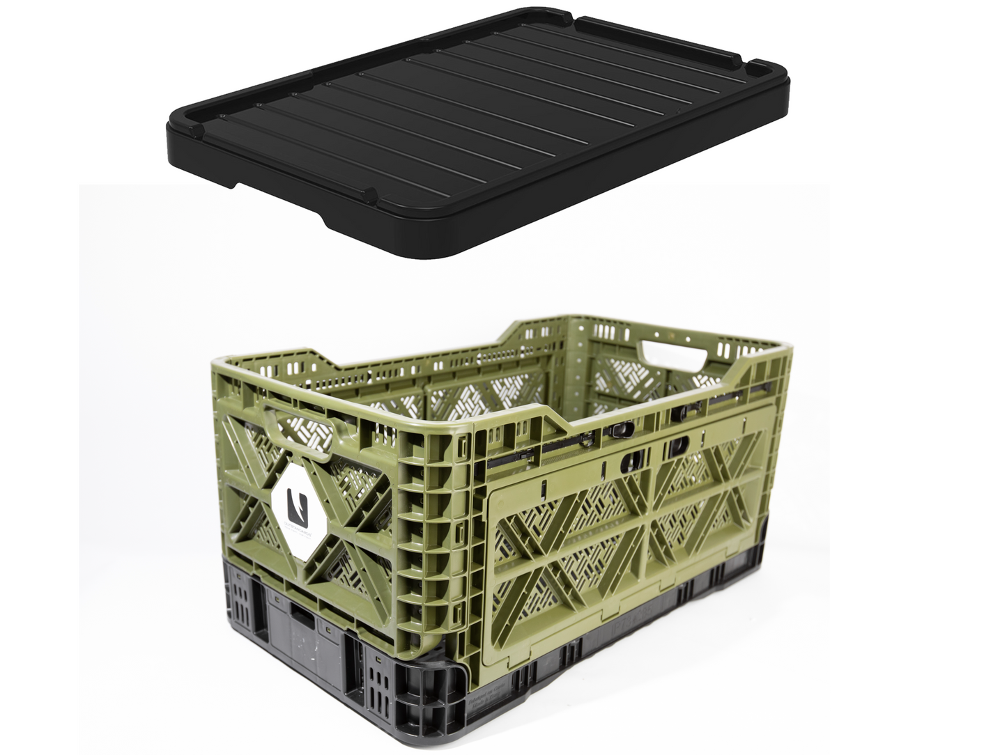 T-48 Crate with Lids  - (2-pack)