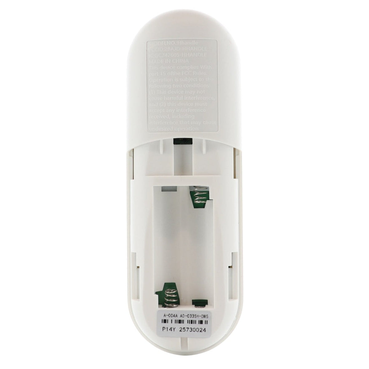 Harbor Breeze HHANDLE Ceiling Fan Remote Control | FCC ID: 2BAJD-HHANDLE | 433.92 MHz – HHANDLE