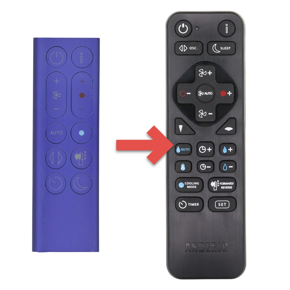 Dyson HP09 / HP2 / HP12 / HP06 Gold Purifier Hot+Cool De-NOx / Formaldehyde Upright Fan Remote Control - 969897