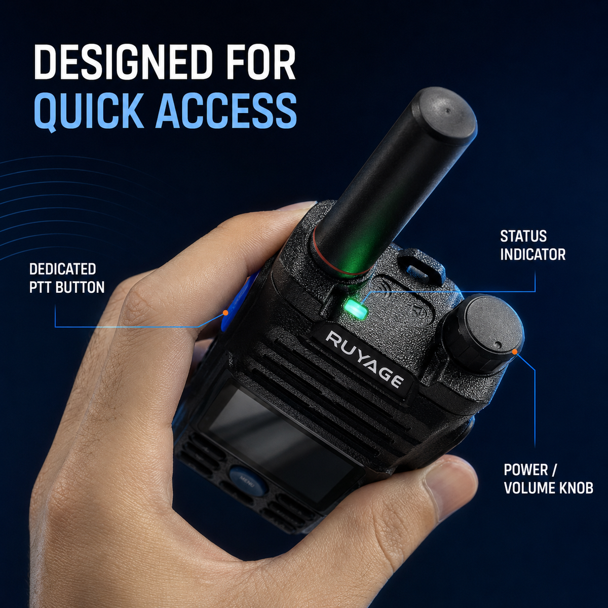 Ruyage Radio Zello Walkie-Talkie(ZL50)