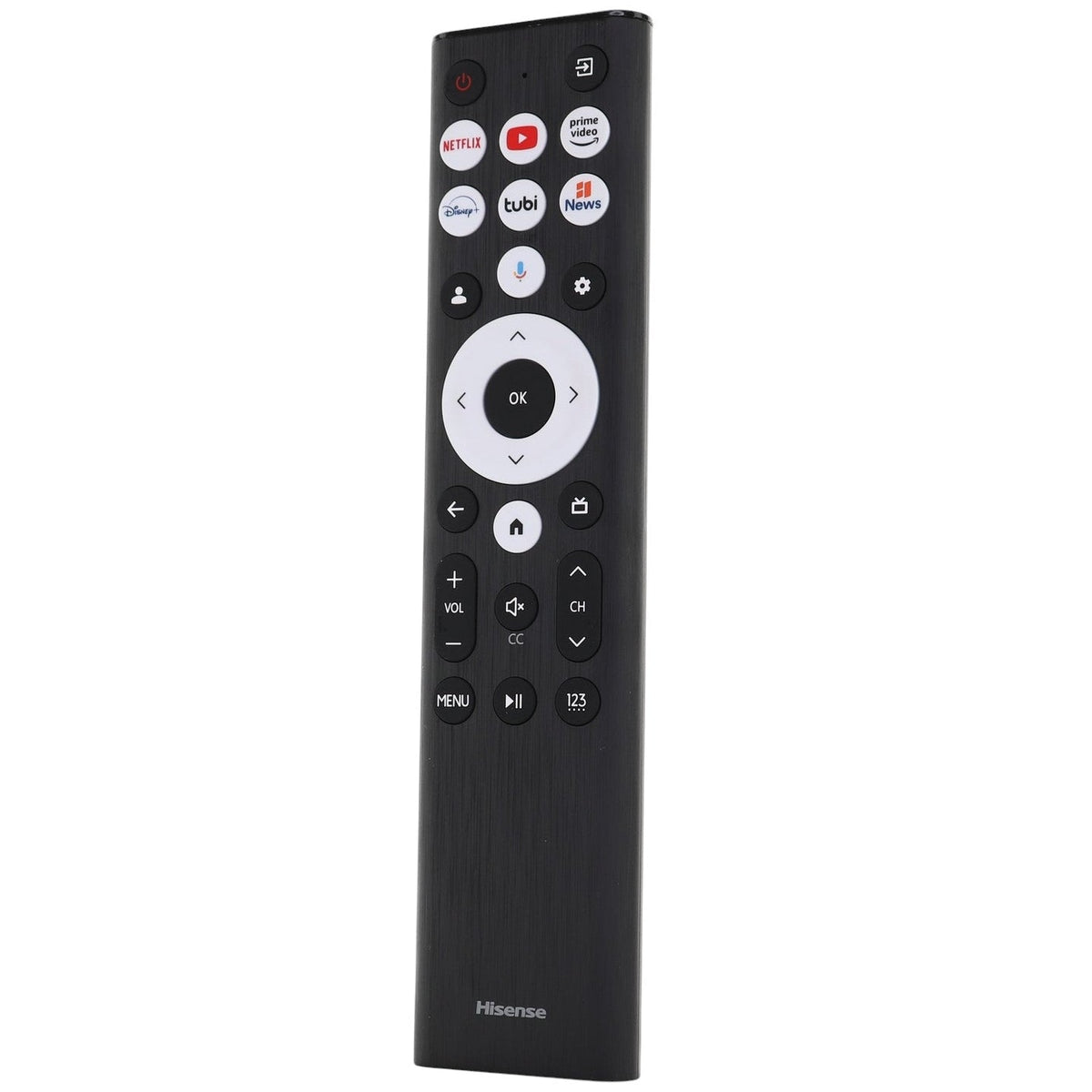 Dan's Originals Substitute for Hisense ERF6G80H / ERF6A80 Google Voice TV Remote Control | A7, U8 Series [ERF6B80HL]