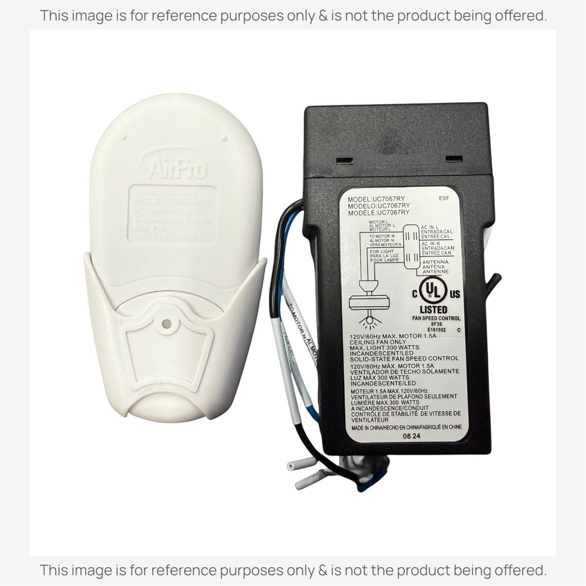 Progress Lighting 3-Speed Remote Control Kit - P2662-01
