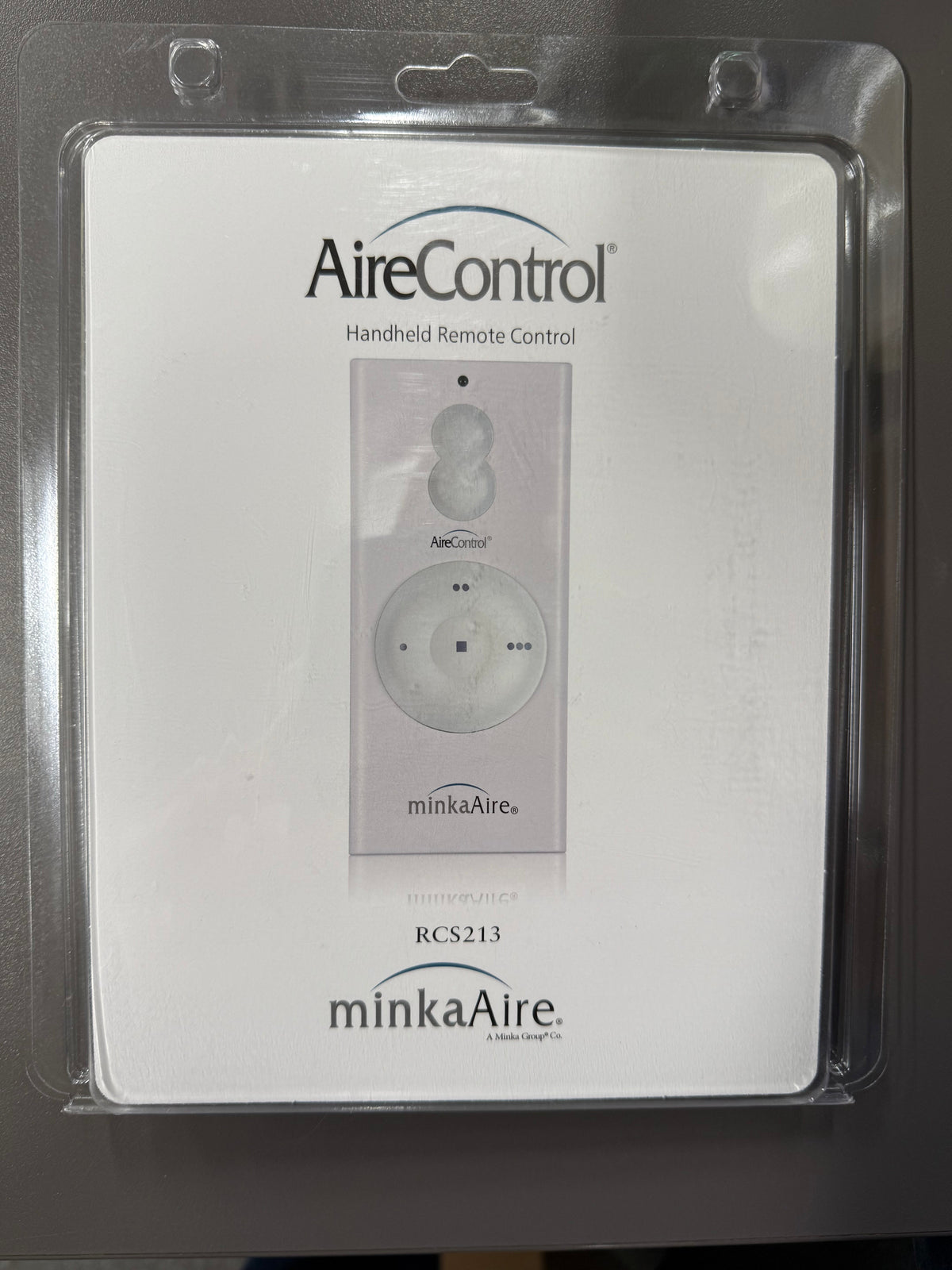 Minka-Aire 3-Speed 256 Bit Handheld Ceiling Fan Remote Control - White - RCS213, TR110A, KUJCE10007