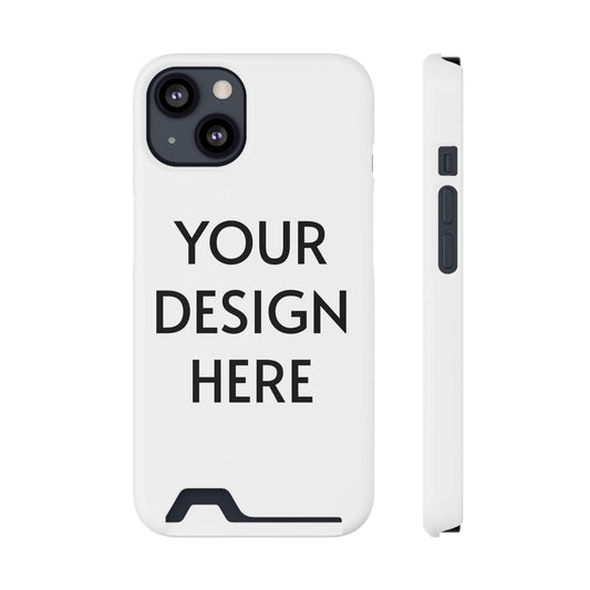 Custom Phone Case with Card Holder for iPhone – Premium Protection, Sleek Design, and Convenient Storage