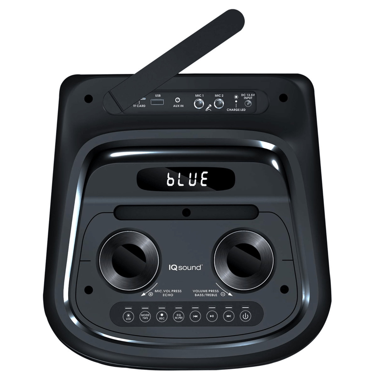 IQ Sound TorusFLEX 2x10-Inch Portable Bluetooth DJ Speaker