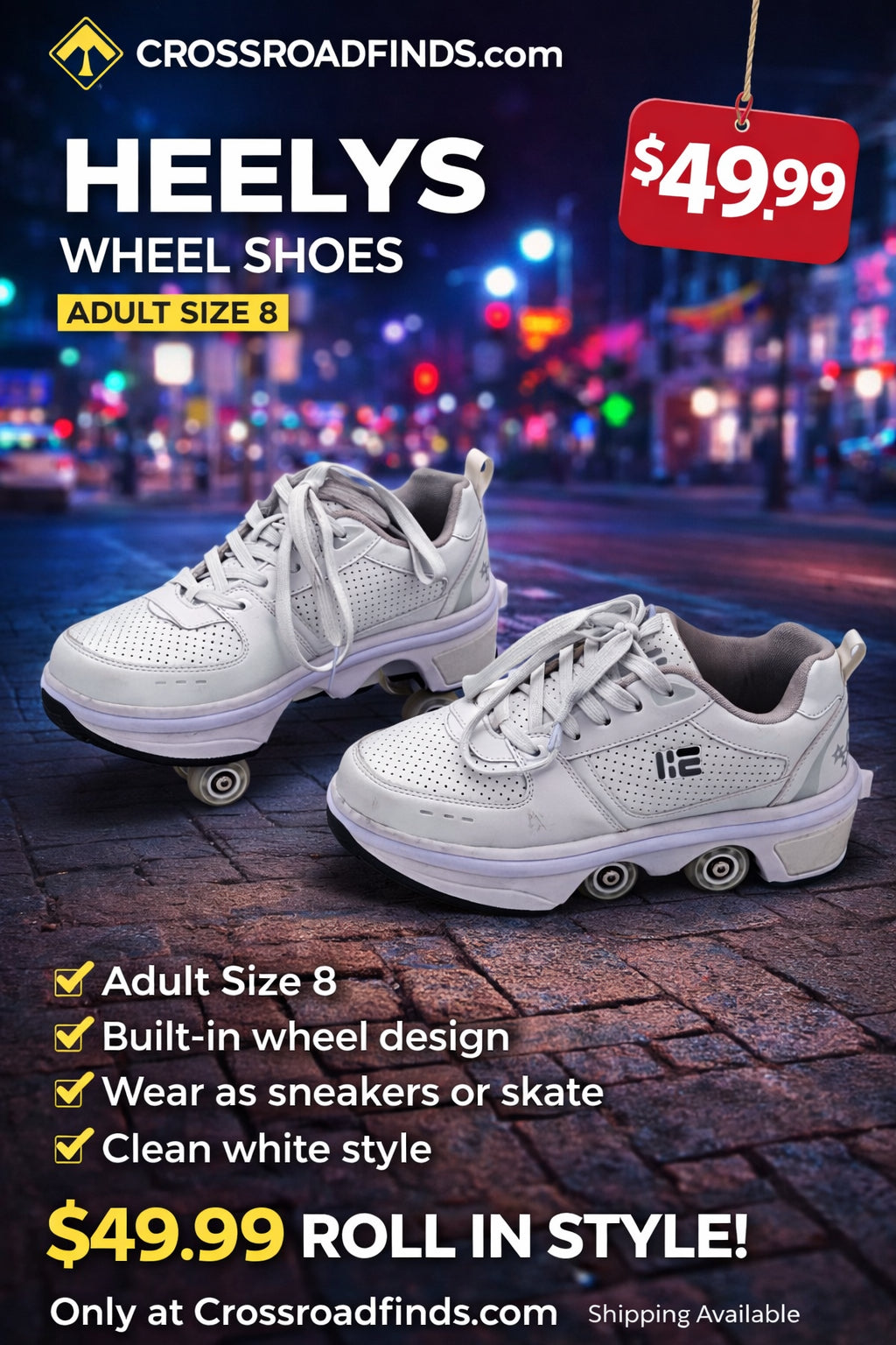 Heelys (Wheel Shoe) LED Light Ups