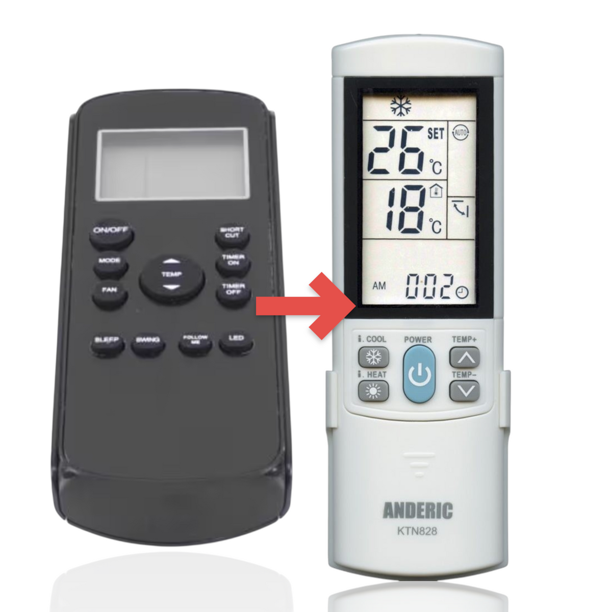 Midea 17317000A52666 Arctic King Air Conditioner Remote Control
