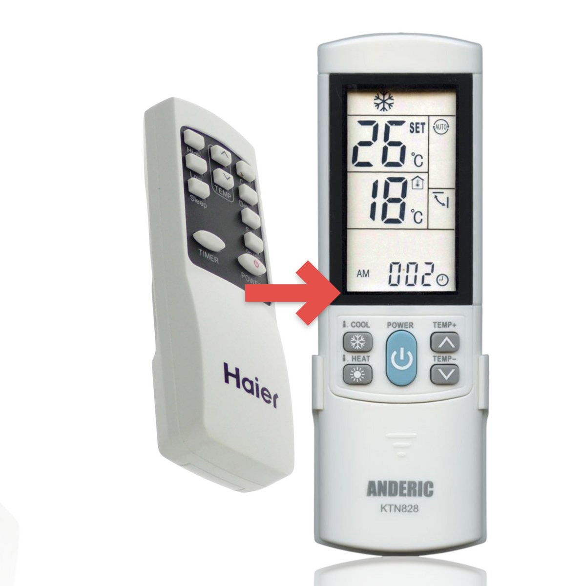 Haier WJ26X23127 Air Conditioner Remote Control