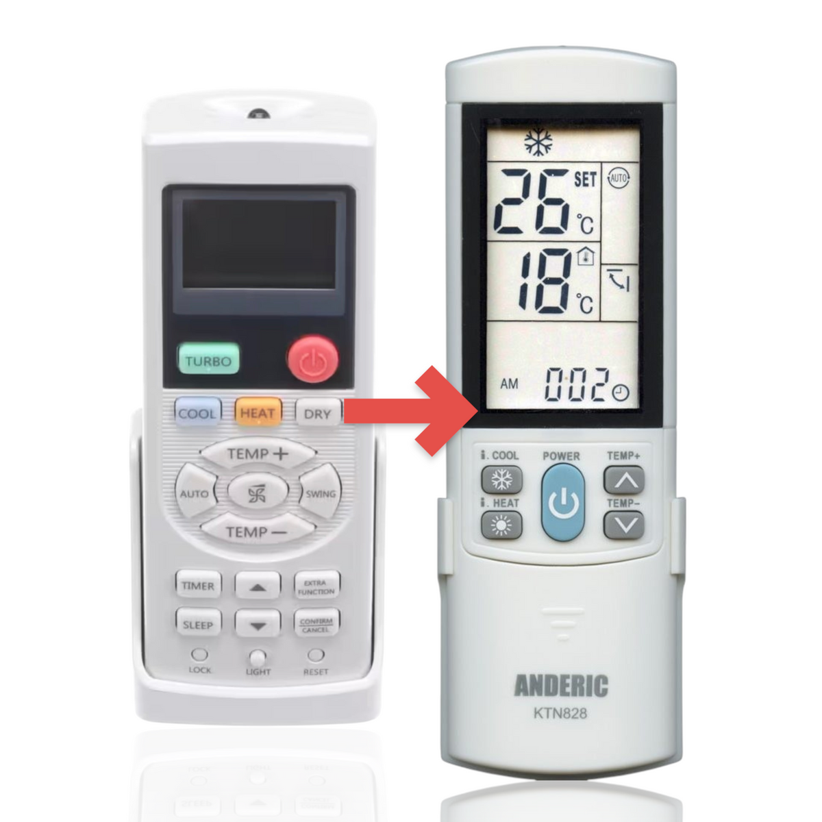 GE WJ01X23262 Air Conditioner Remote Control