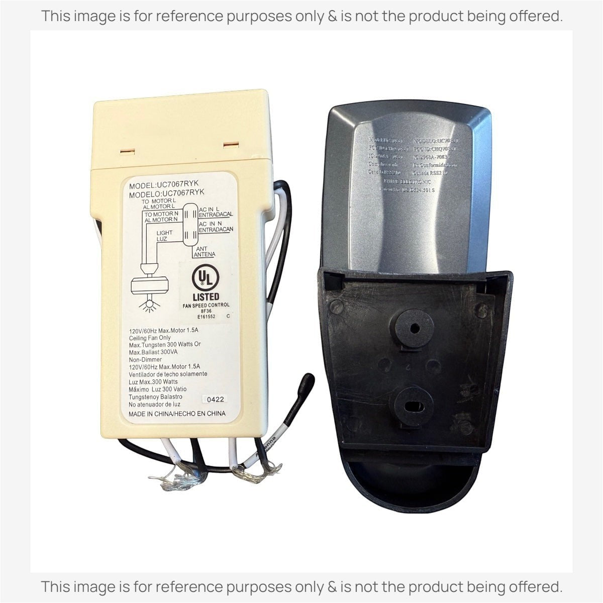 Home Decorators Collection Royal Breeze 60 in. Tarnished Bronze Hand Held Remote w/Receiver Kit