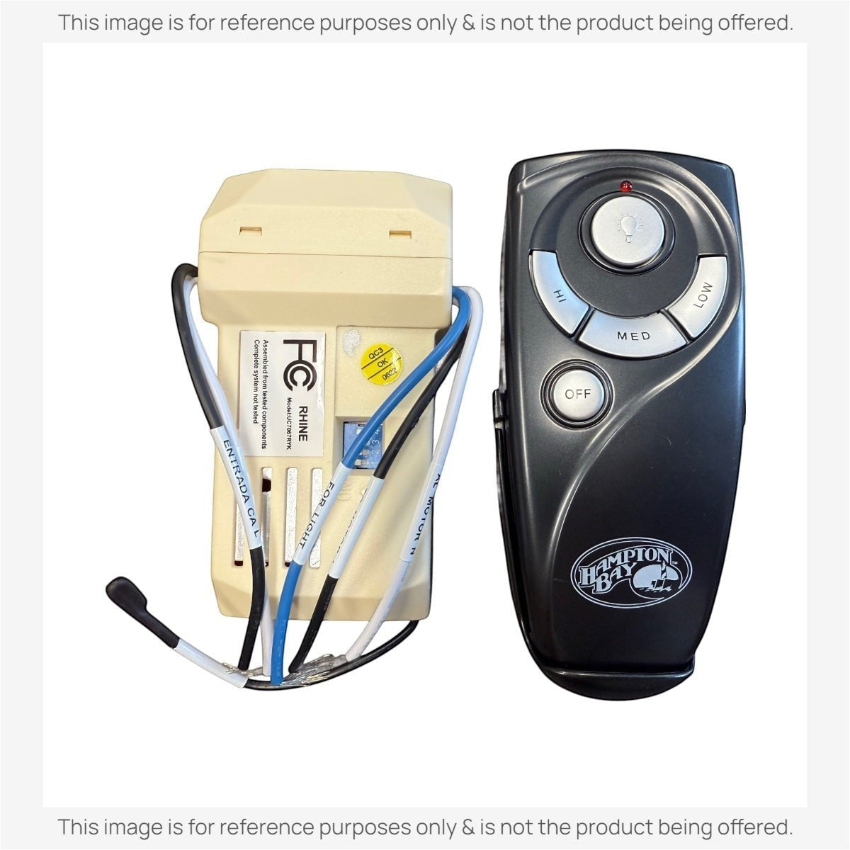 Home Decorators Collection Royal Breeze 60 in. Tarnished Bronze Hand Held Remote w/Receiver Kit