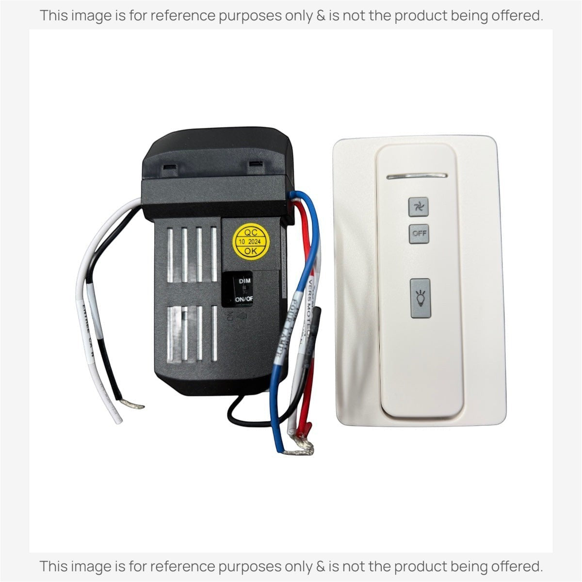 Generation Lighting / Monte Carlo NEO Indoor White Hand-Held Transmitter/Receiver Remote Control - MCRC1