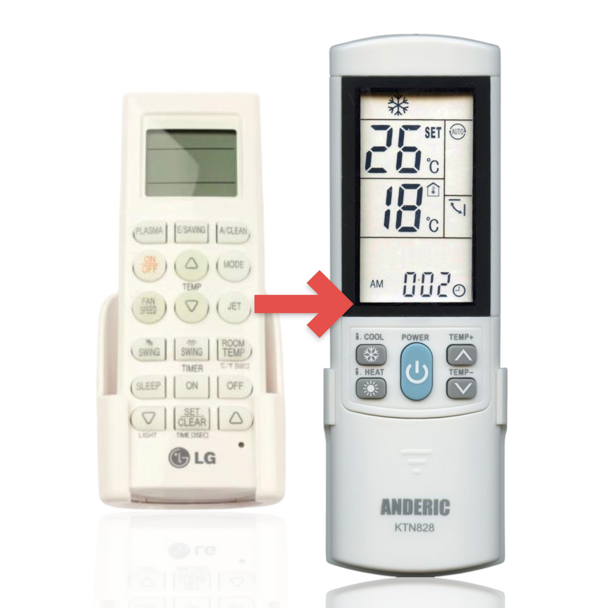 LG AKB73315608 Air Conditioner Remote Control