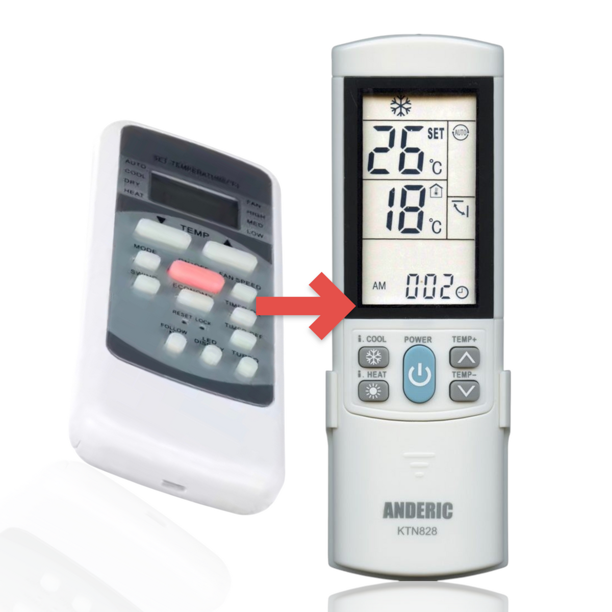 Midea 17317000A03375 Rg51i39/bgefu Air Conditioner Remote Control