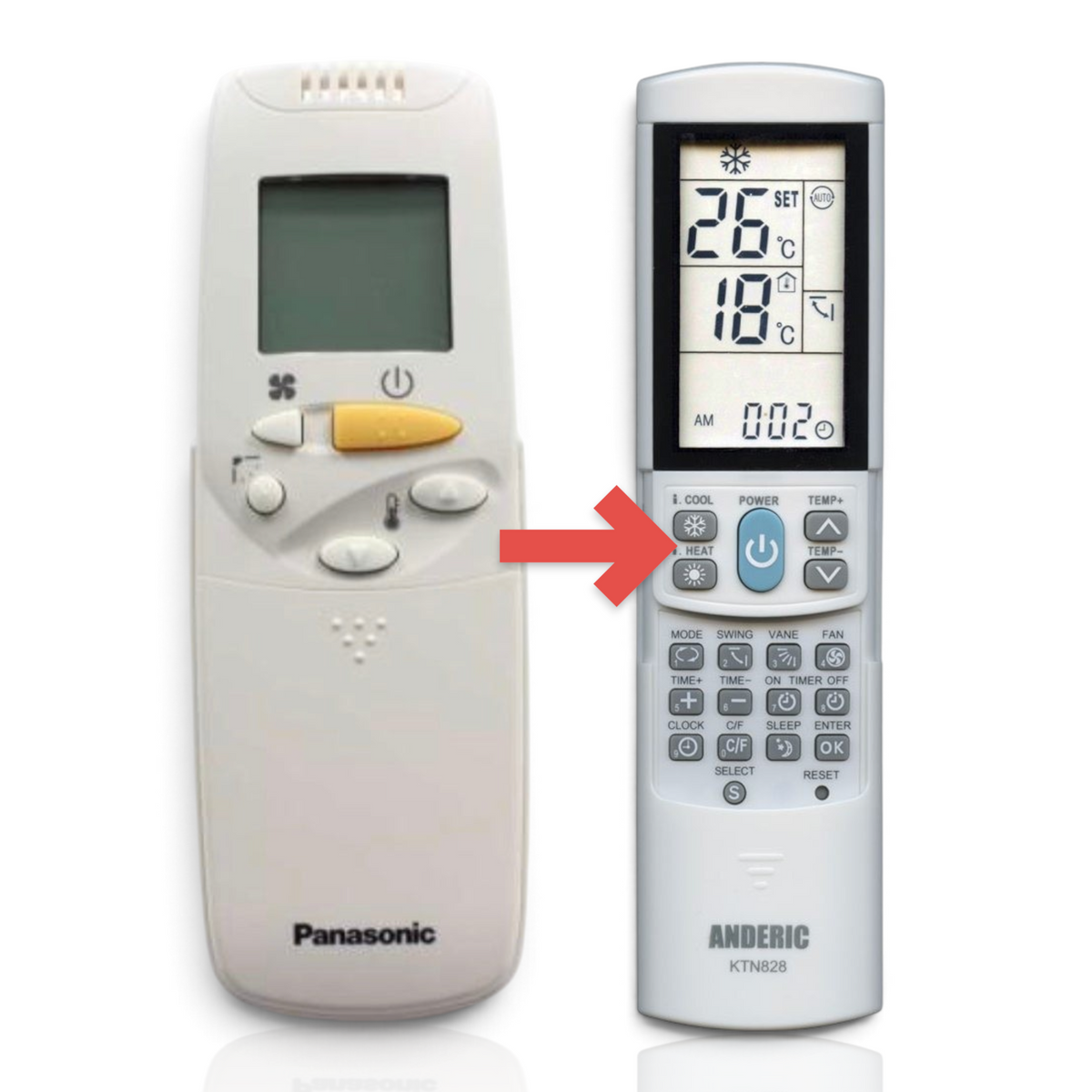Panasonic CV6233197043 Air Conditioner Remote Control