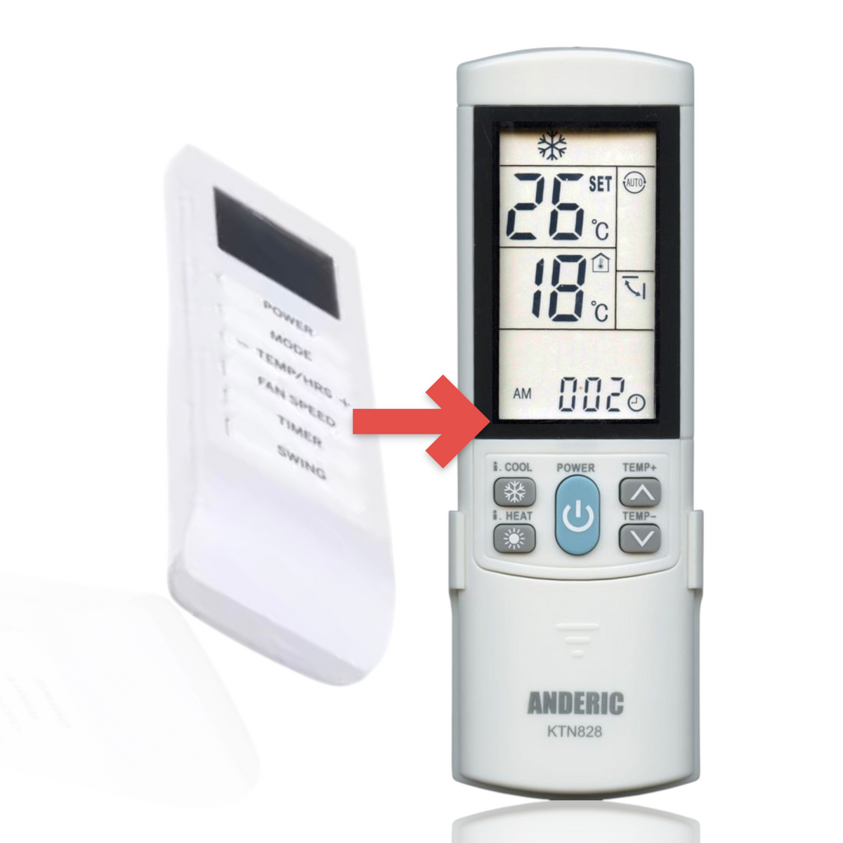 RCA WJ26X26225 Air Conditioner Remote Control