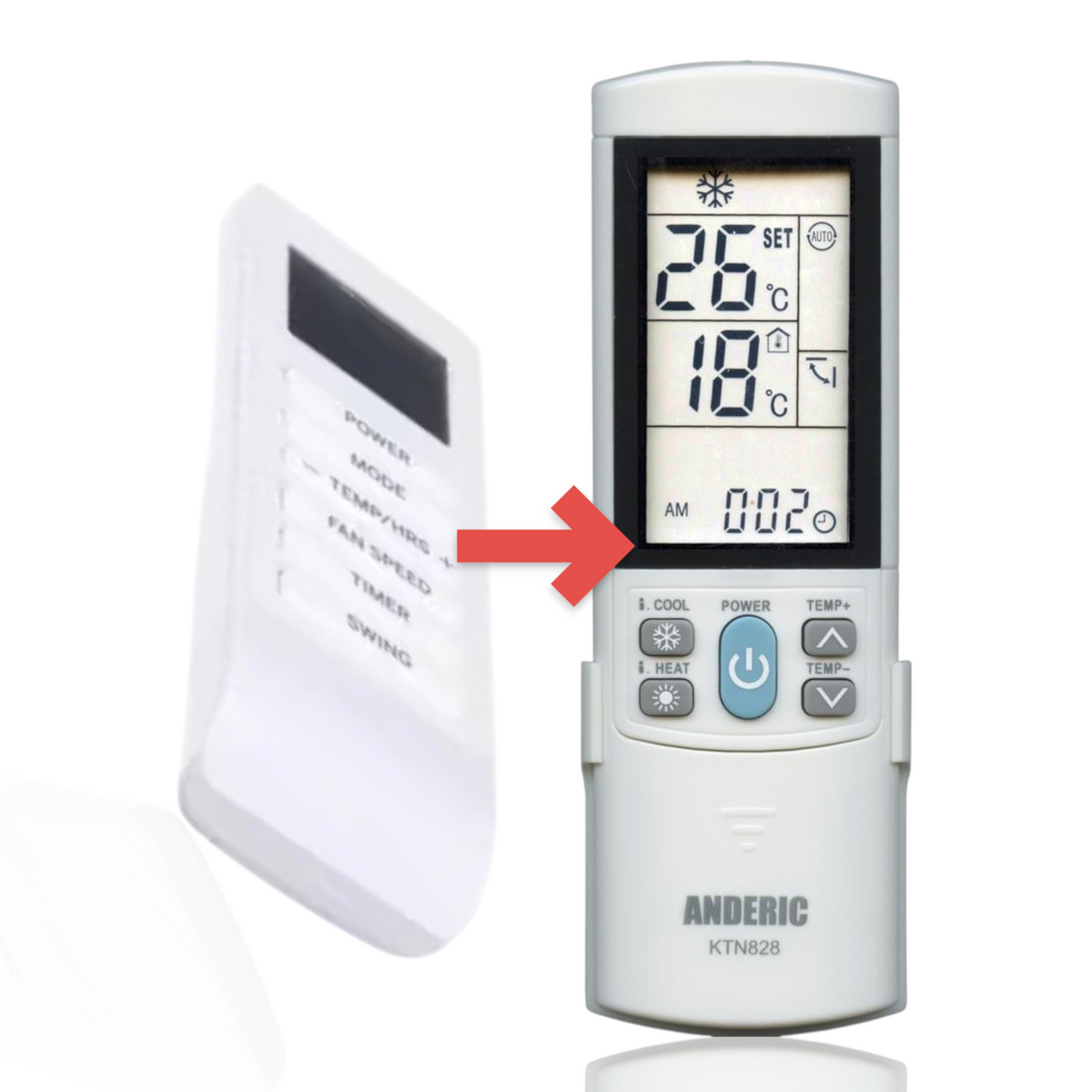 RCA WJ26X23987 Room Air Conditioner Remote Control - WJ26X23987