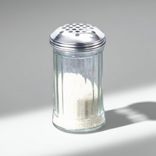 Cheese Shaker 12 oz Glass with Perforated Top