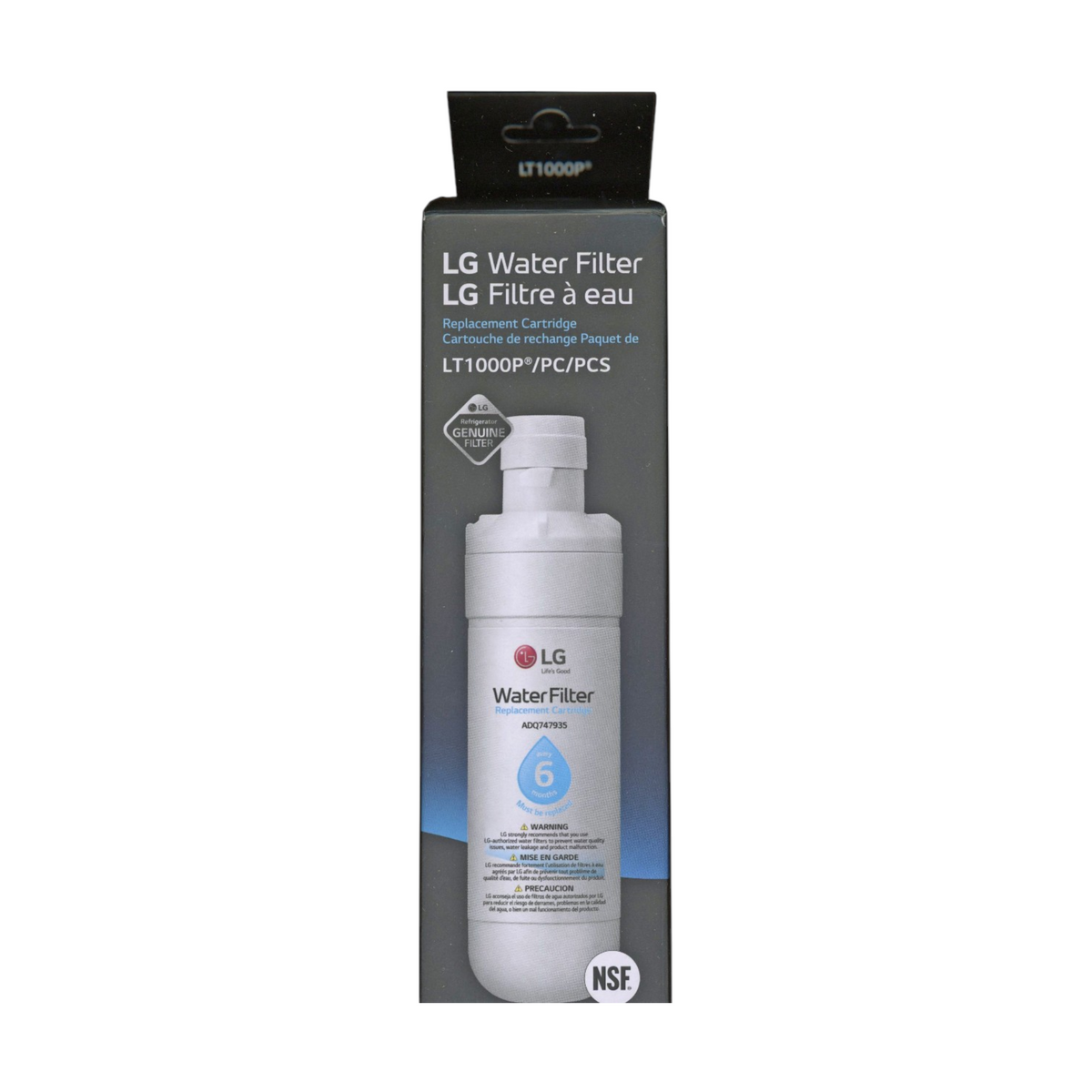 LG 3-pack LT1000P Replacement Water Filters - ADQ75795105