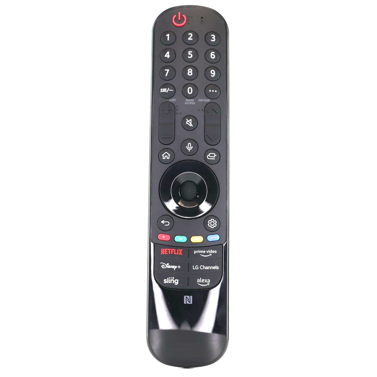 LG MR24GN Magic TV Remote Control | NFC | Voice | Netflix | Prime Video | Disney+ | Lg Channels | Sling | Alexa- AKB76045102