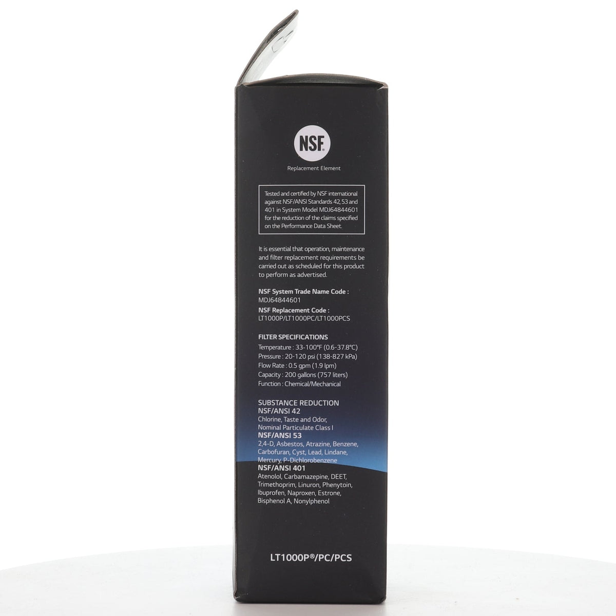LG LT1000P / ADQ747935 Refrigerator Water Filter Replacement Cartridge - AGF80300704
