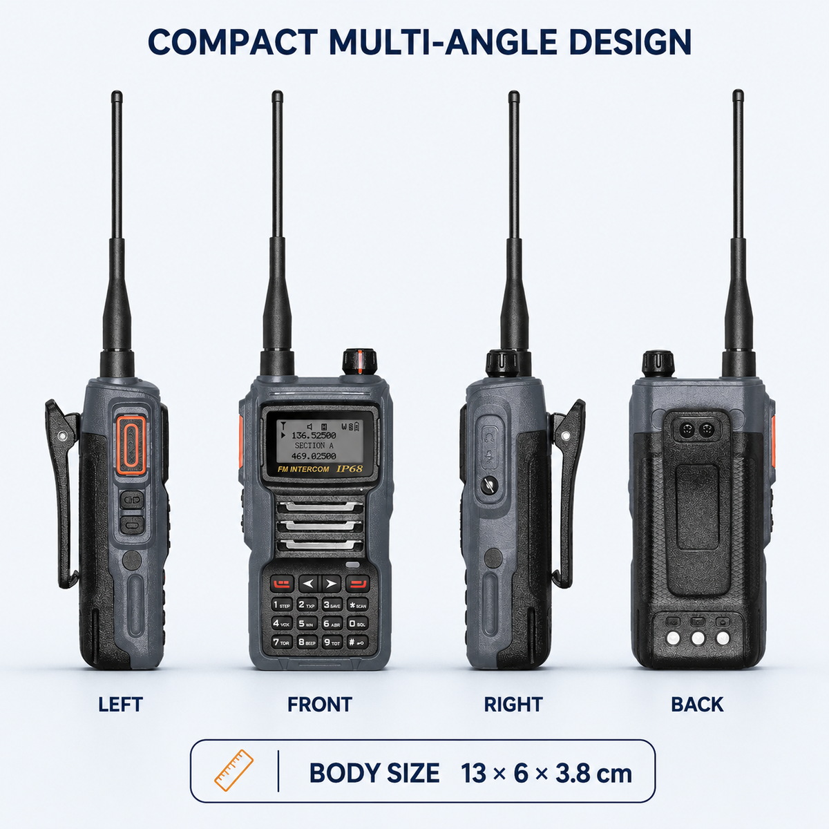 Ruyage Radio 8W Waterproof Walkie-Talkie(UV8D)