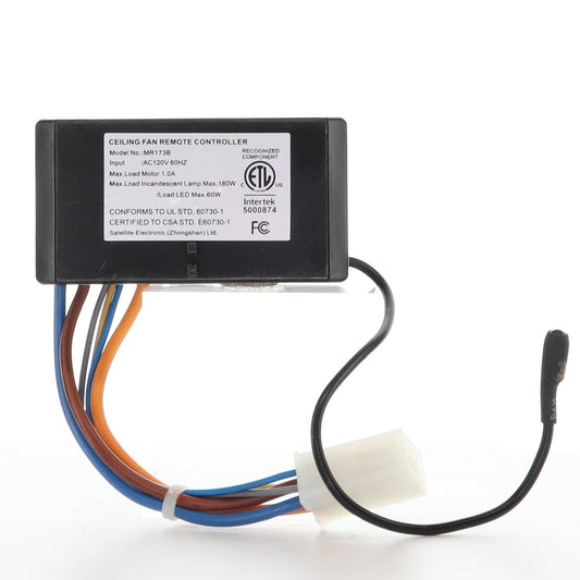 Anderic RRMR173B / MR173B Replacement Ceiling fan Receiver for Harbor Breeze Boltz and Harbor Breeze Boltz II