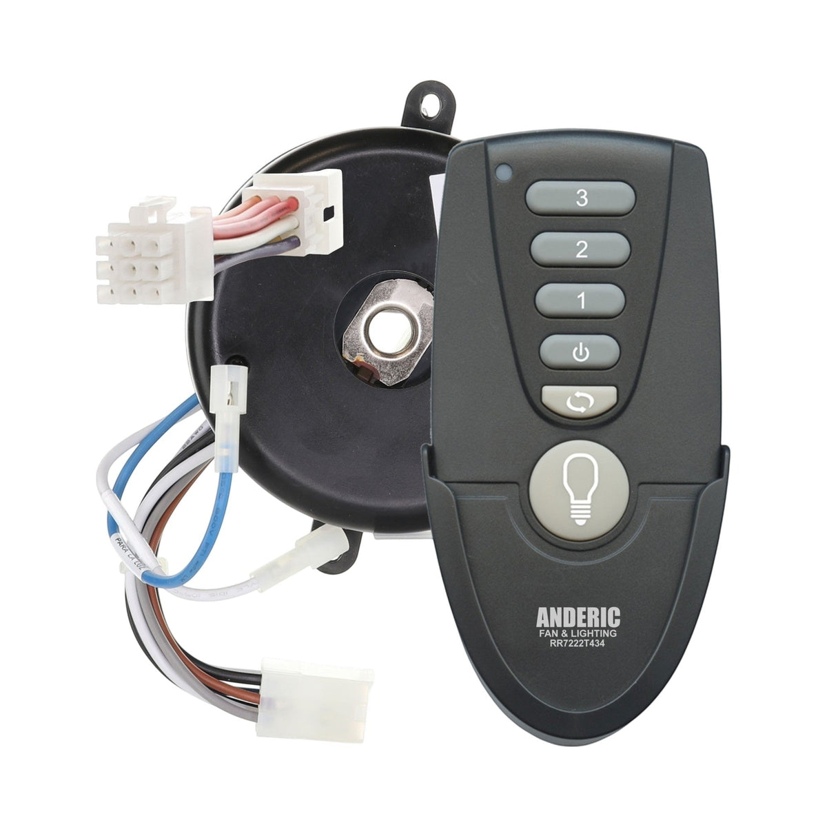 Anderic Substitute for Hunter 7091-02 Ceiling Fan Receiver [MR77A-MOLEX-KIT]