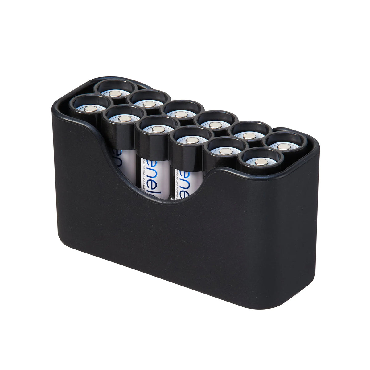 Magnetic AA 12 Pack Strip With Cradle