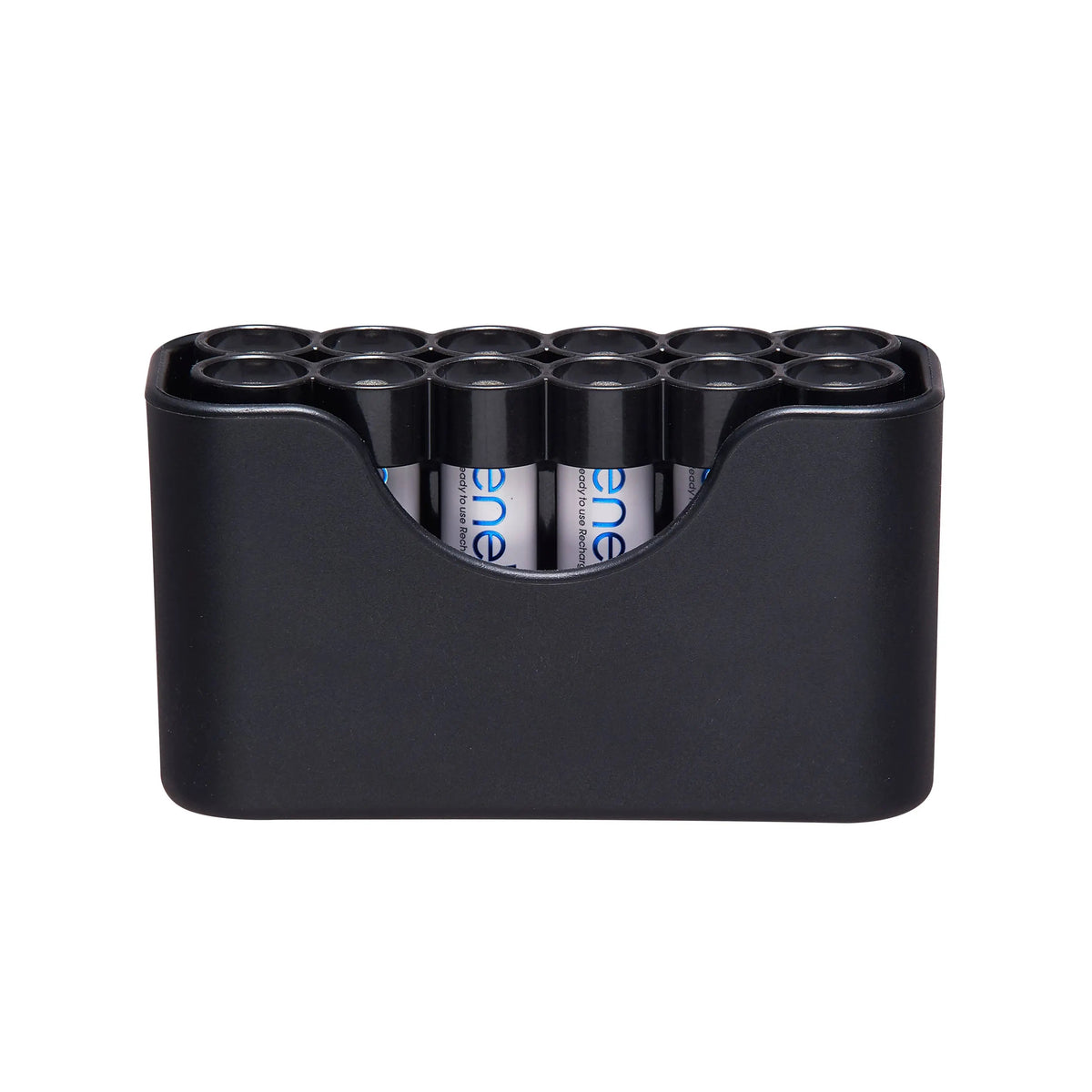 Magnetic AA 12 Pack Strip With Cradle