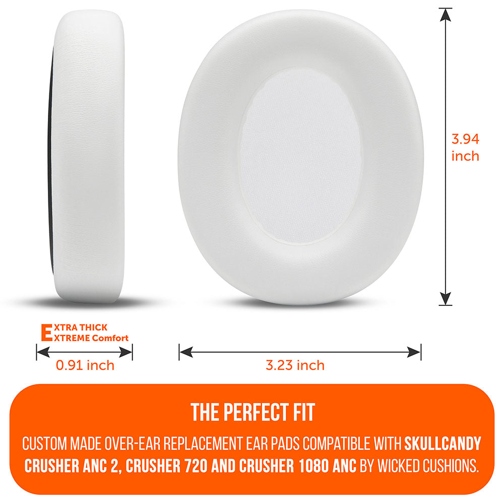 Upgraded Skullcandy Crusher ANC 2 Earpads - WC PadZ Crusher ANC 2