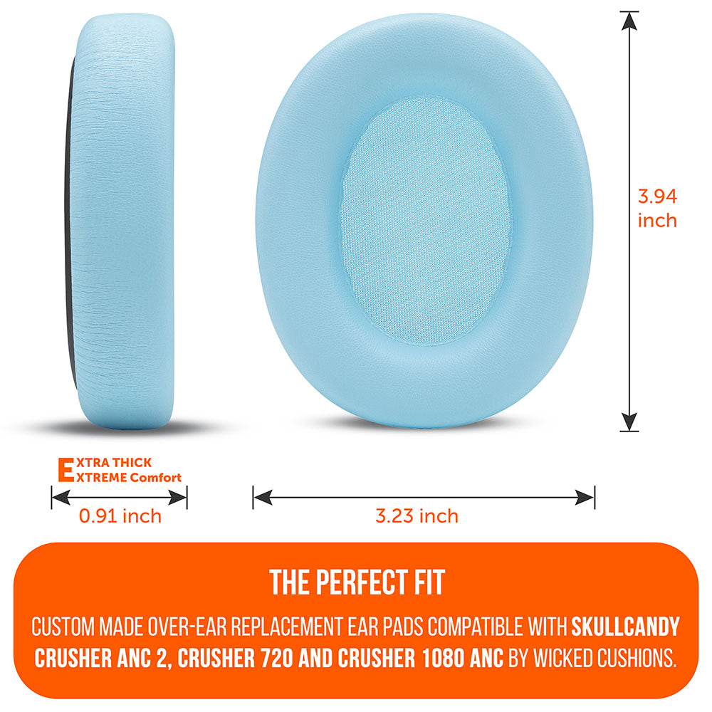 Upgraded Skullcandy Crusher ANC 2 Earpads - WC PadZ Crusher ANC 2