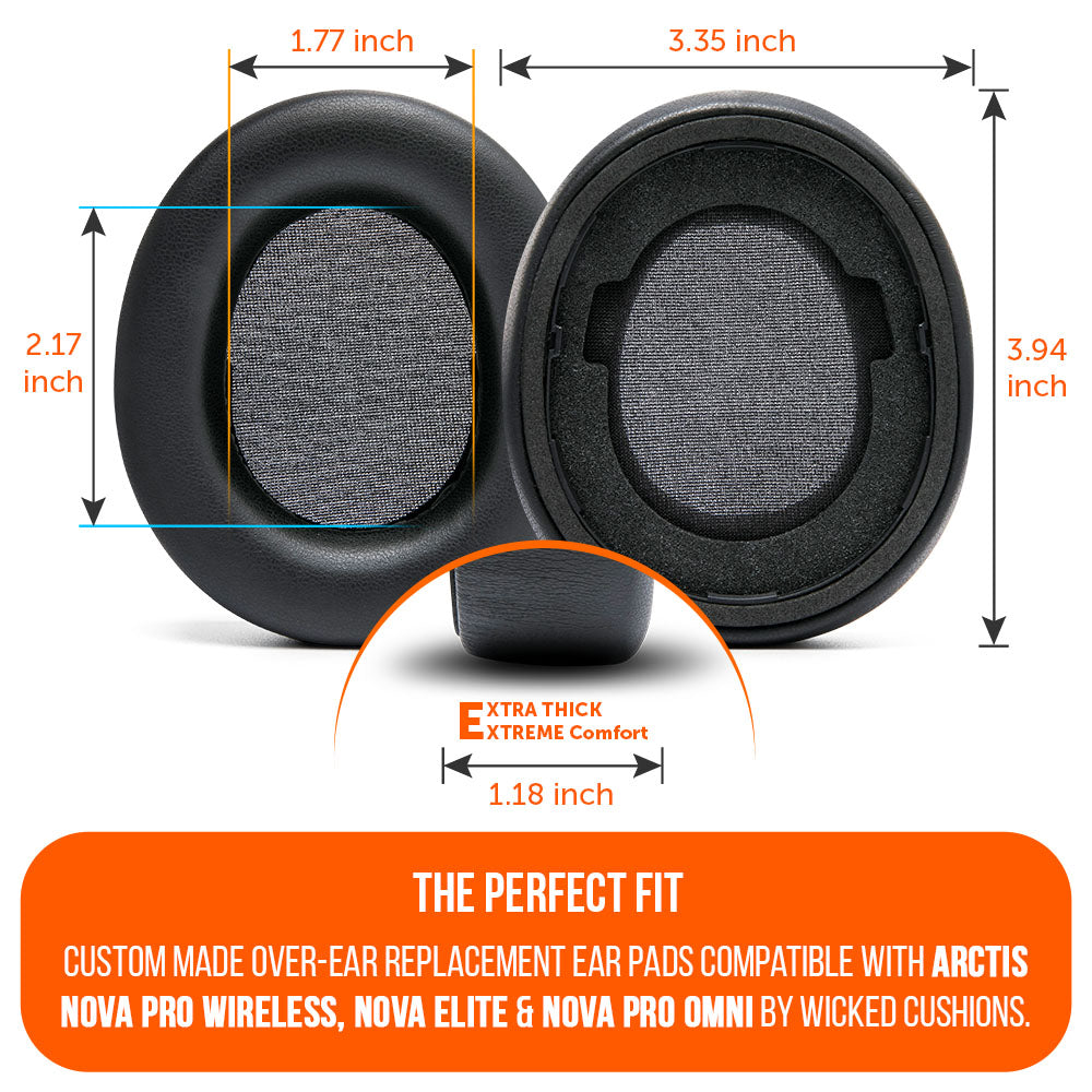 Arctis Nova Pro Wireless & Nova Elite Earpads - WC PadZ Nova Pro Wireless