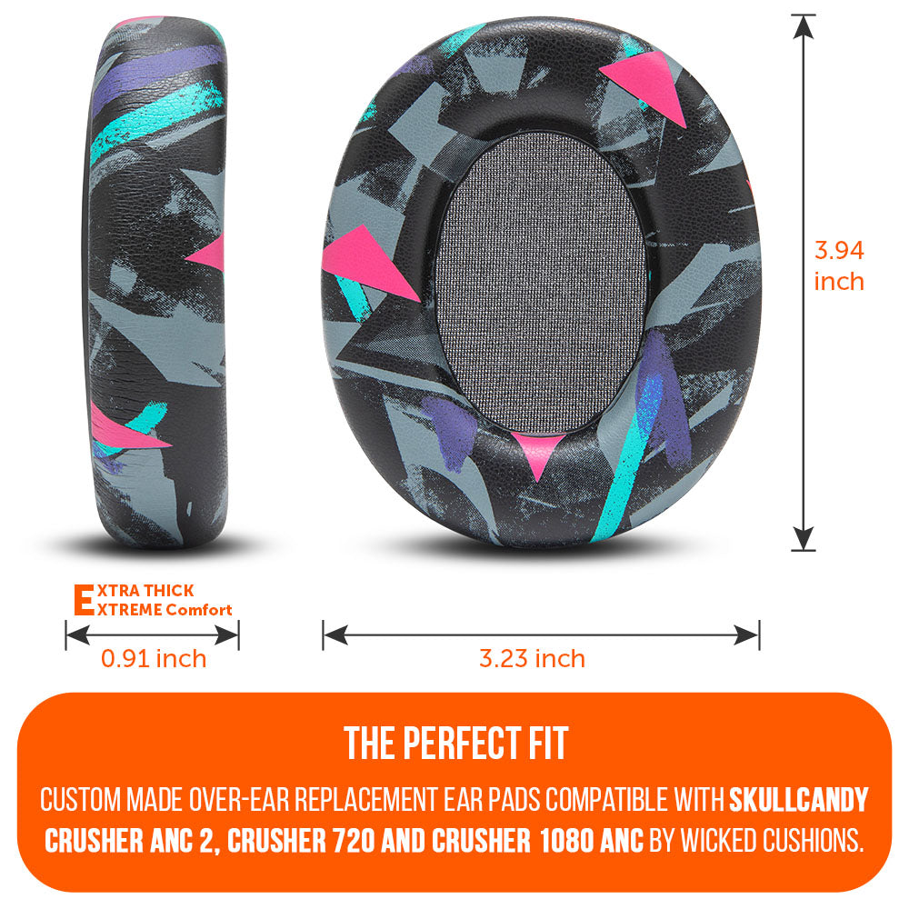 Upgraded Skullcandy Crusher ANC 2 Earpads - WC PadZ Crusher ANC 2