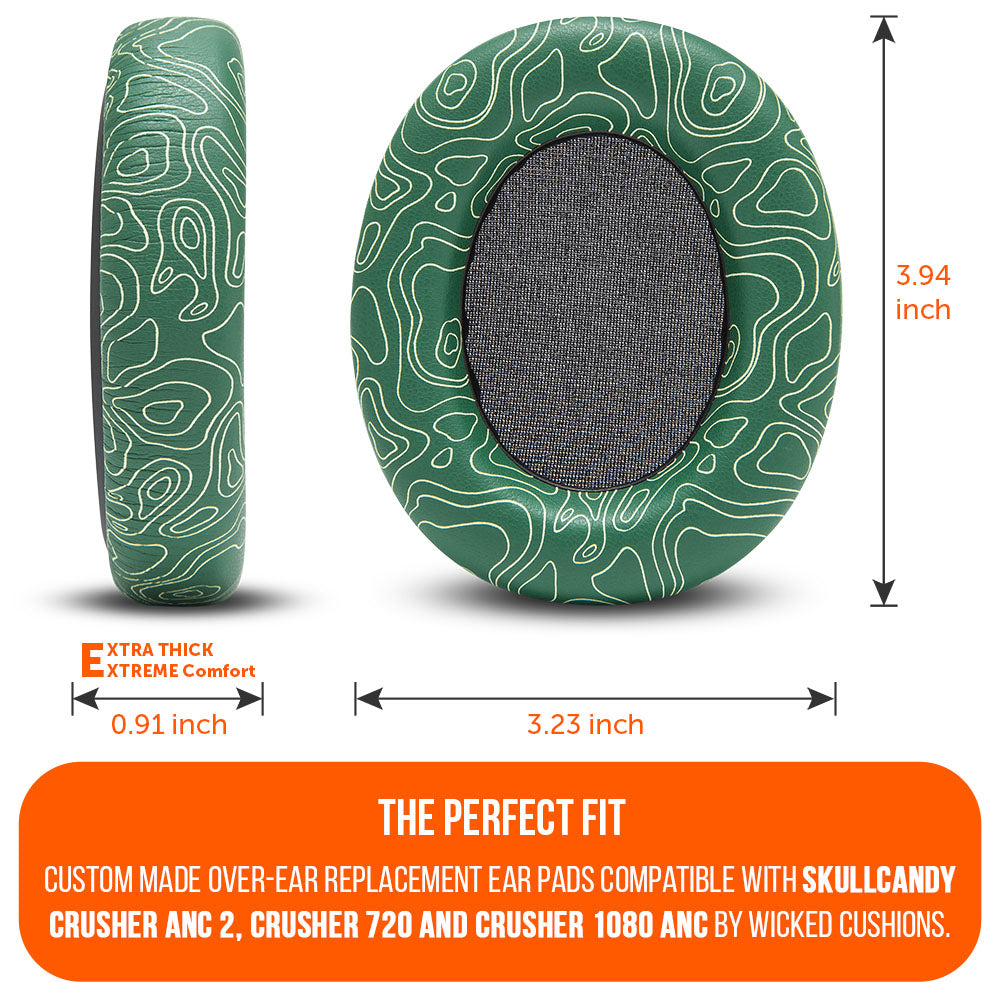 Upgraded Skullcandy Crusher ANC 2 Earpads - WC PadZ Crusher ANC 2