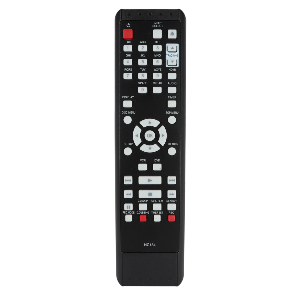 Generic NC184UH For Sanyo DVR Remote Control - NC184UH-GEN