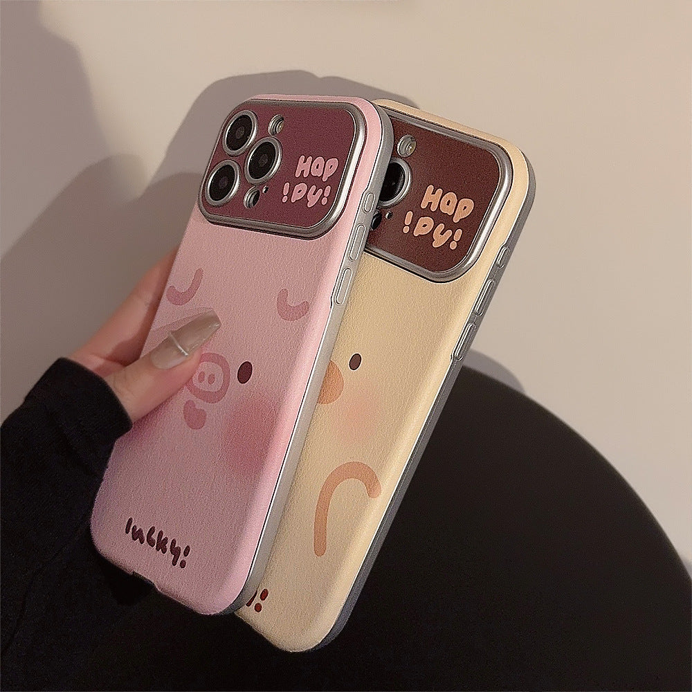 Applicable to Apple 15promax mobile phone case iphone16 super cute pig duckling 17 cortex 13 anti-drop 12