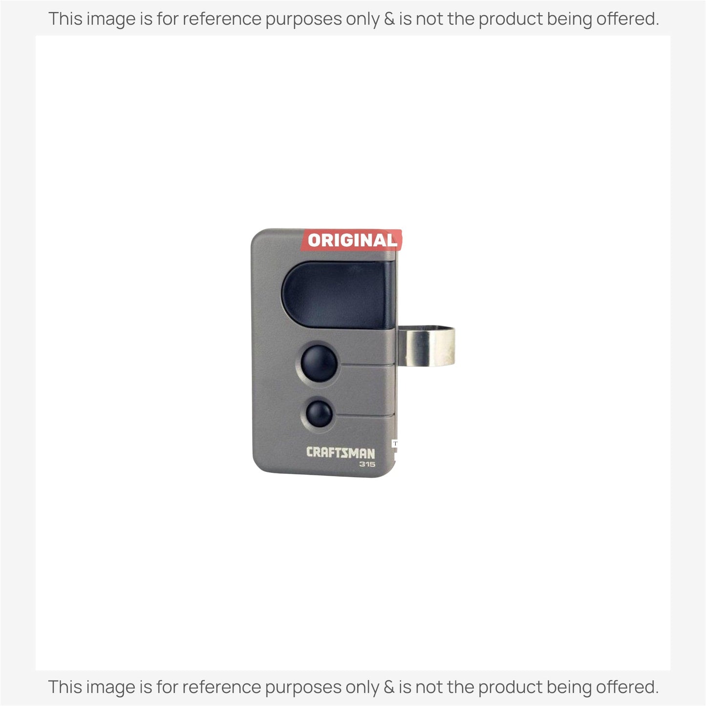 Craftsman 139.18191 3-Button Visor 315 MHz Garage Door Opener Remote Control