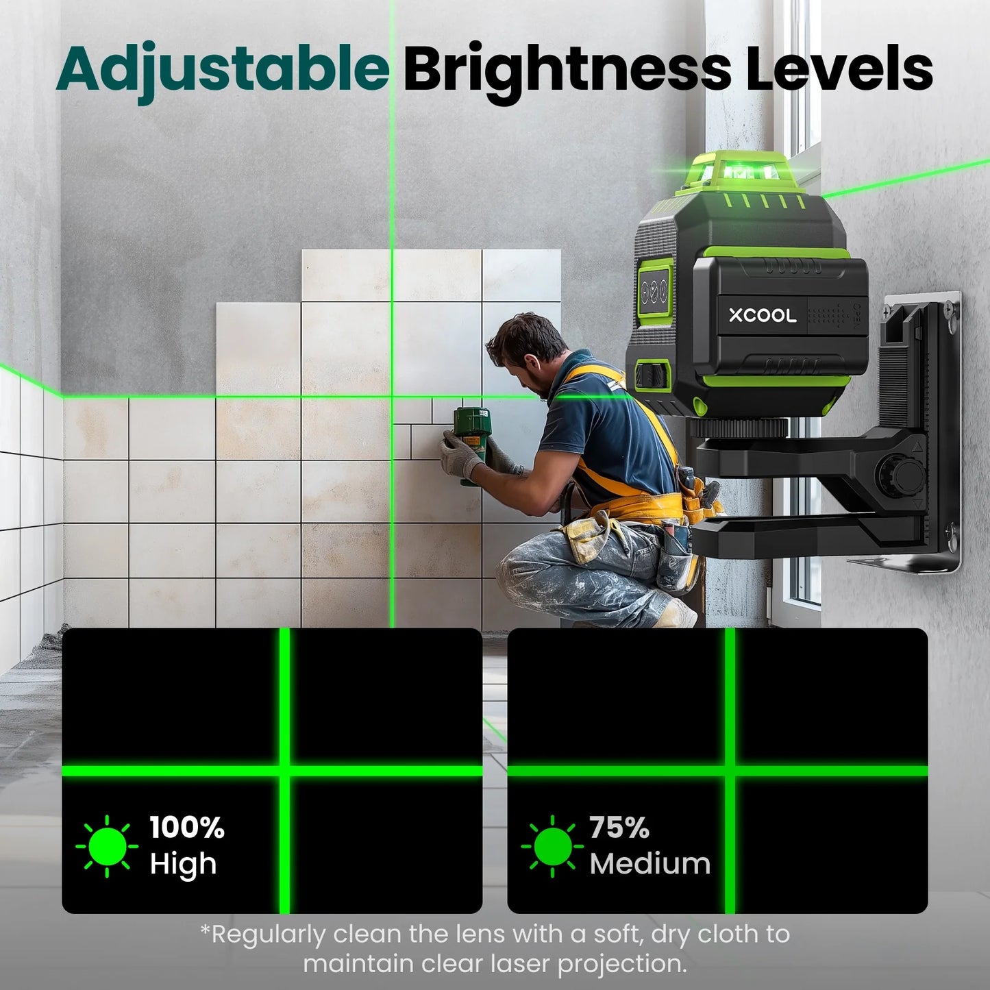 xCool Brillaser 360° Self-Leveling Laser Level