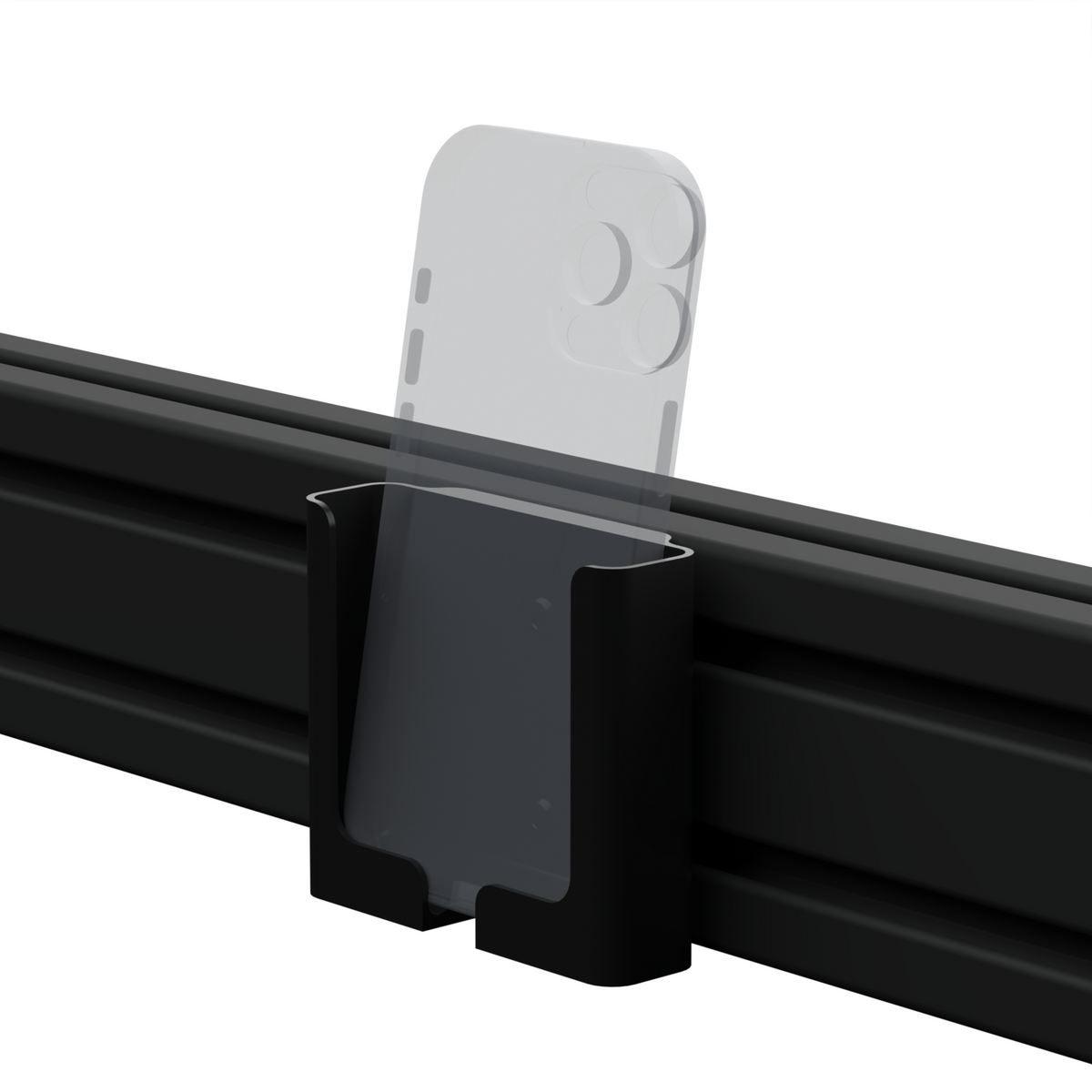 Phone Mount for Sim Rig Fits 4040 & 1515 Aluminum Profile Rigs with Charging Slot