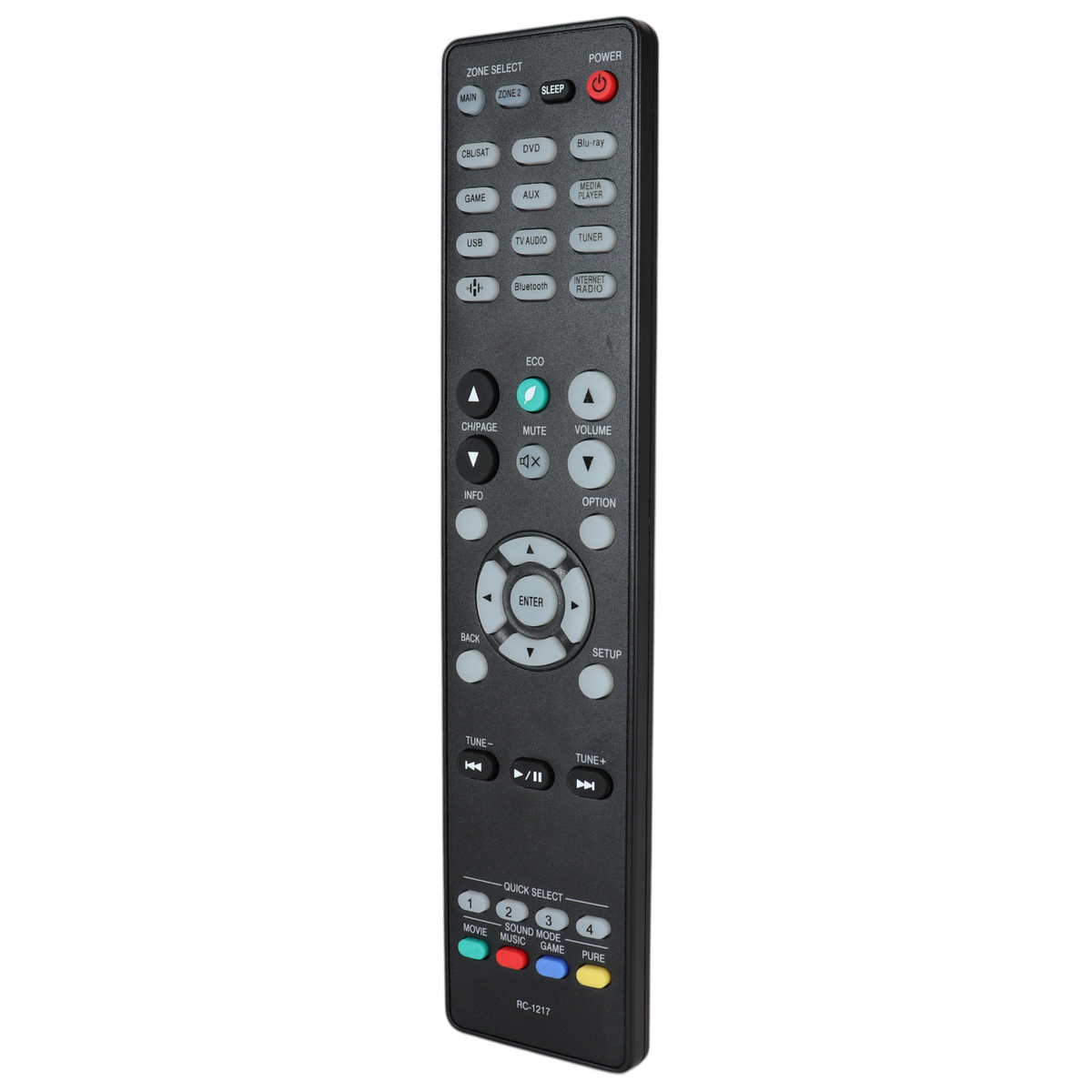 Anderic RC-1217 Replacement Receiver Remote Control for Denon 30701028000AD, AVR-X1500H, AVR-S750H
