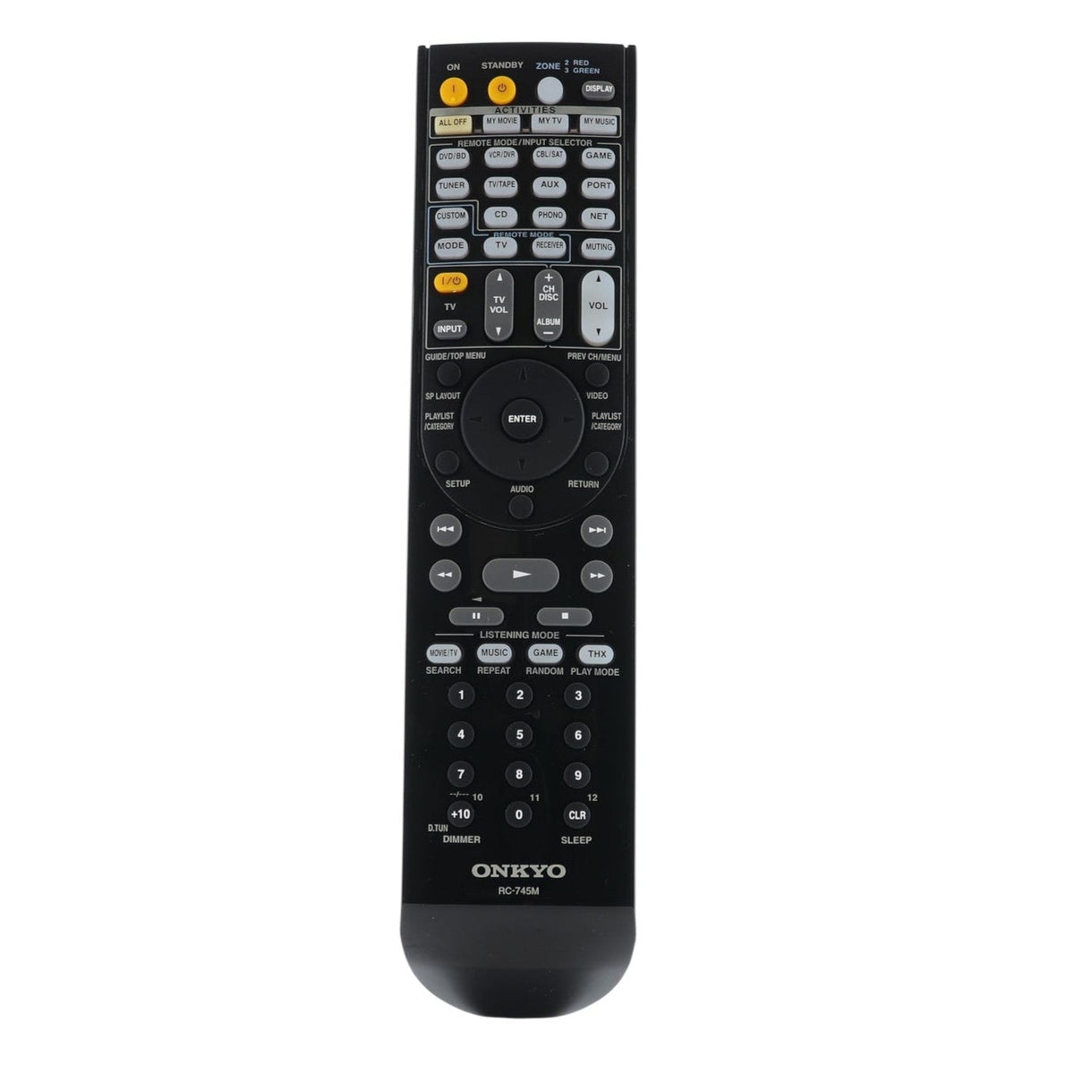 Onkyo RC-745M A/V Receiver Remote Control - 24140745