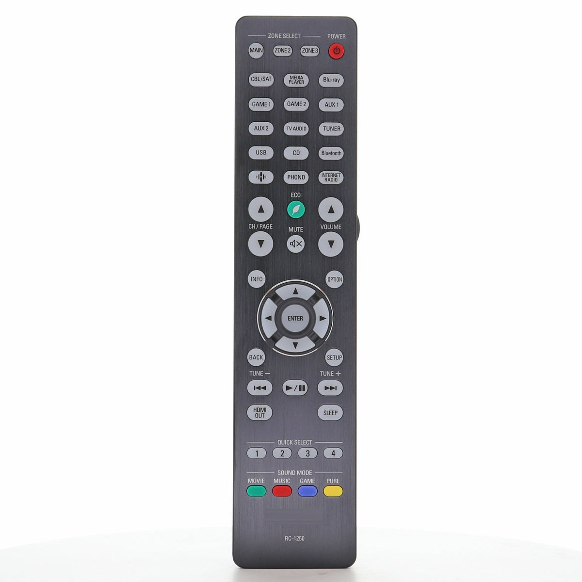 Denon RC-1250 A/V Receiver Remote Control | AVR-A1H - 30701029100AD