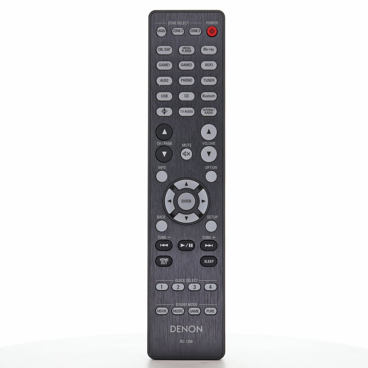 Denon RC-1256 A/V Receiver Remote Control | AVRX6800H - 30701029400AD