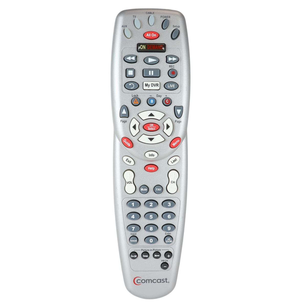Comcast RC1475505/02SB xfinity 3-Device Universal Cable Remote Control