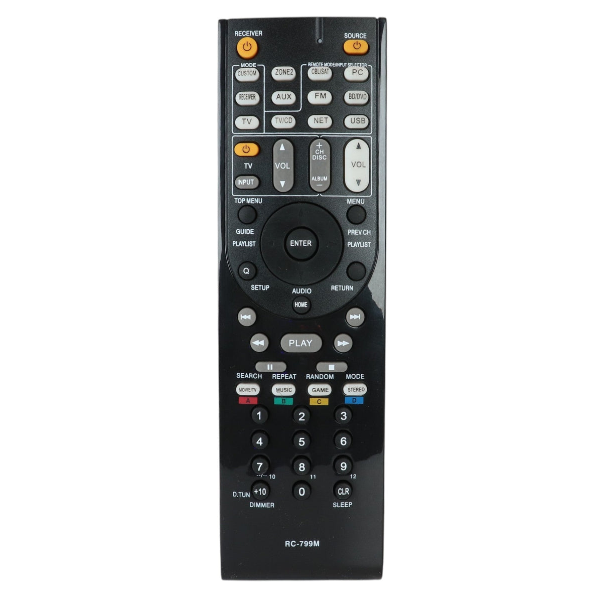 Generic RC-799M For ONKYO / INTEGRA A/V Receiver Remote Control