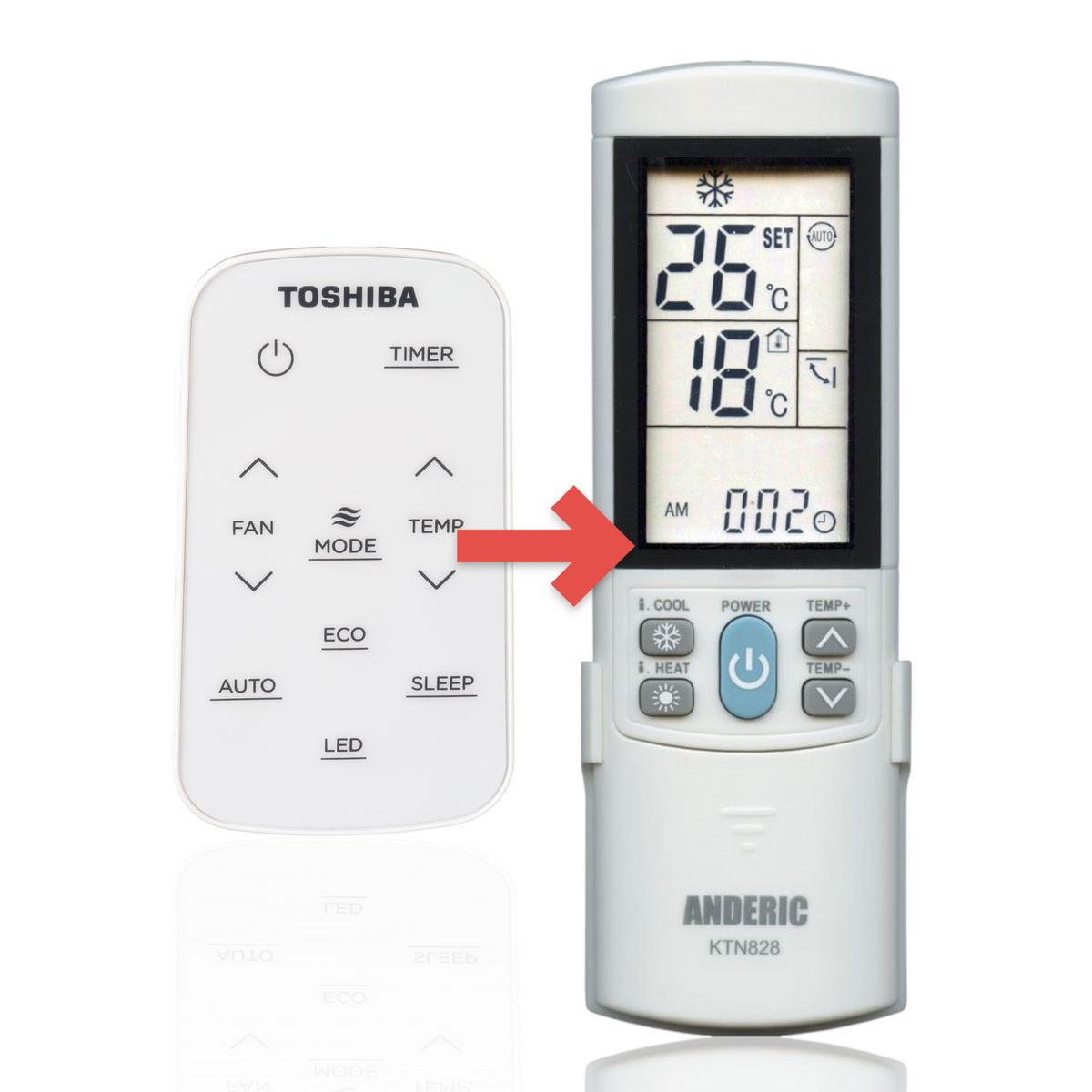 Midea RG15C1/E Air Conditioner Remote Control - 17317000A53591
