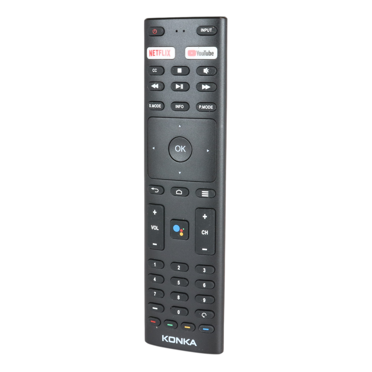 Konka RMC3329 Smart Google TV Remote Control | Voice | IR | Netflix | Youtube - 504Q4371109