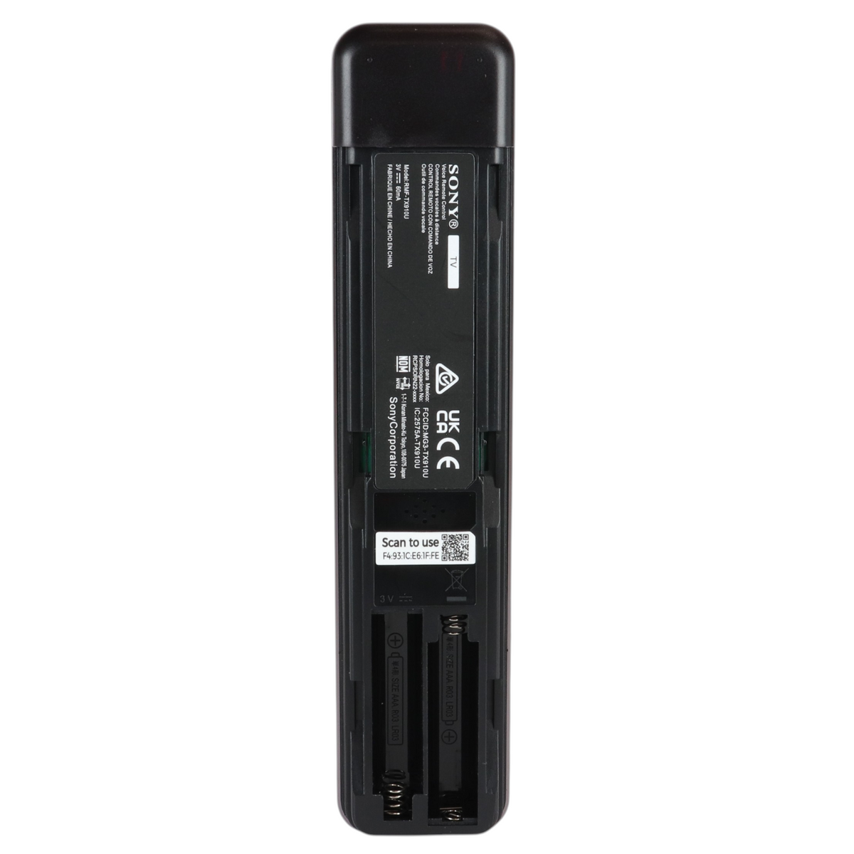 Sony RMF-TX910U Backlight Remote Control with Voice and Remote Finder - 1-016-949-21
